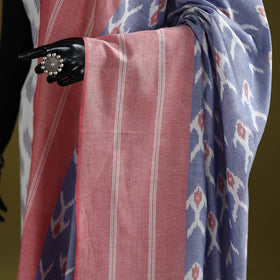 Handloom mercerised cotton pochampally ikat dupatta 16