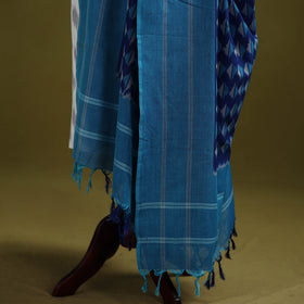Handloom mercerised cotton pochampally ikat dupatta 31