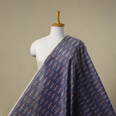 Handloom mercerised cotton pochampally ikat fabric 01