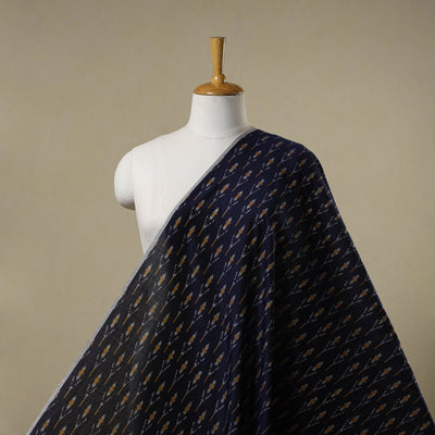 Handloom mercerised cotton pochampally ikat fabric 08