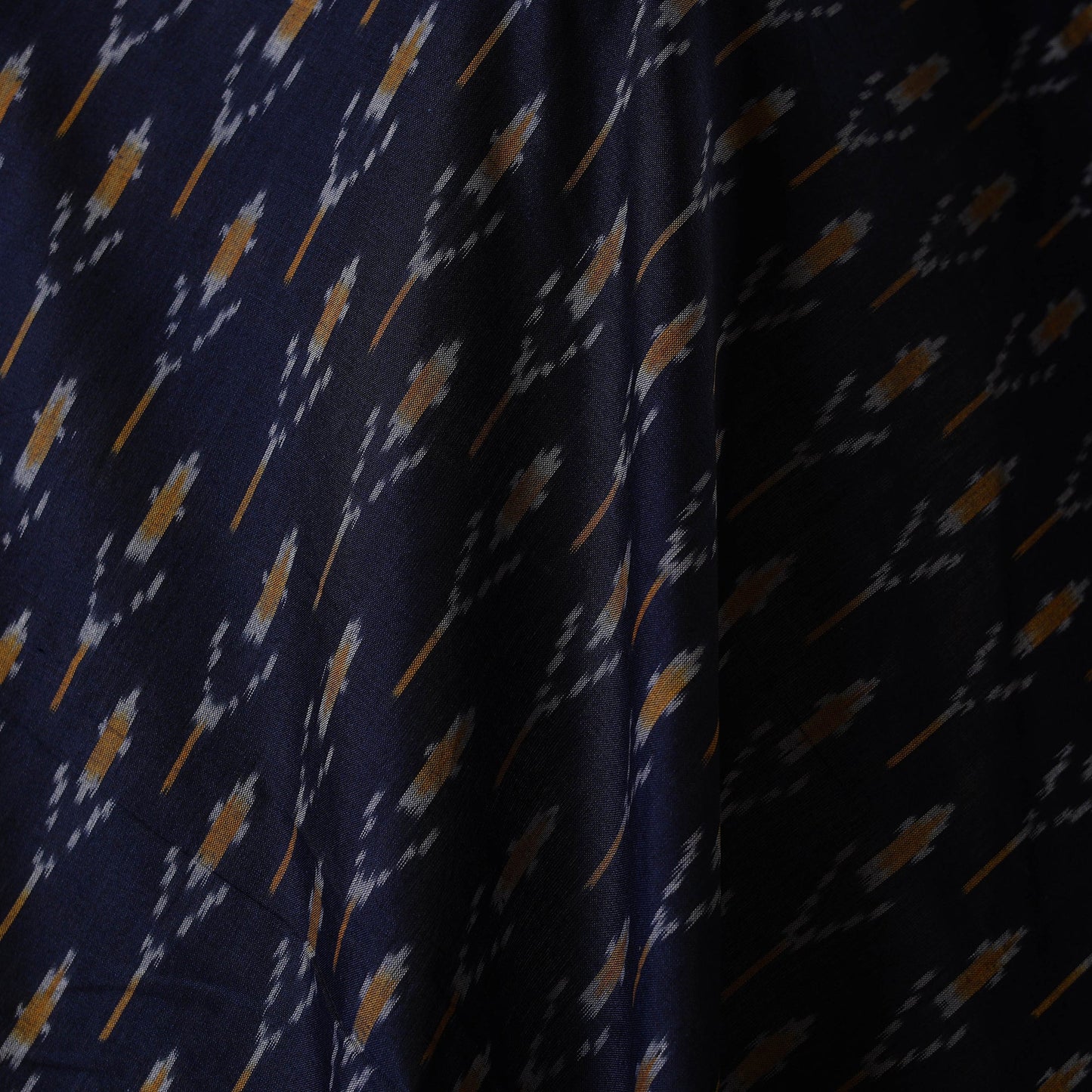 Handloom mercerised cotton pochampally ikat fabric 08