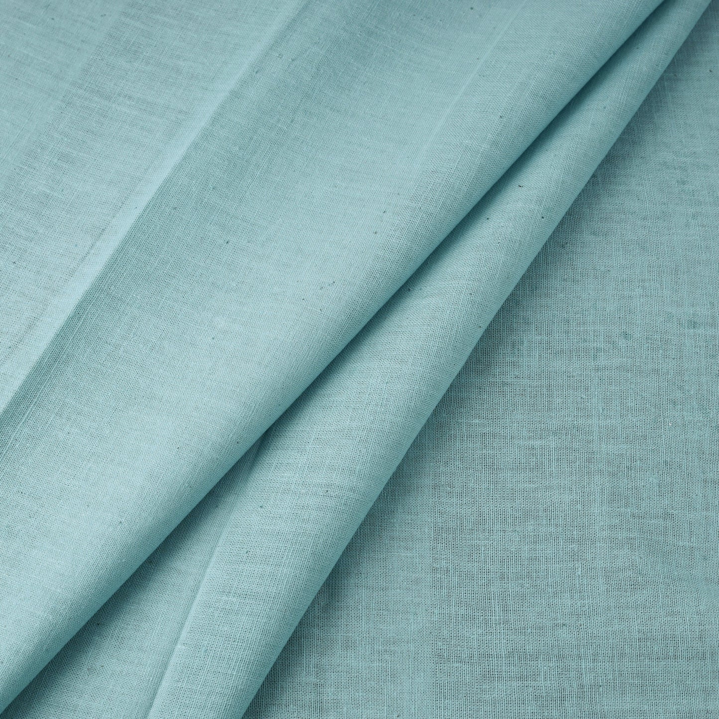 Blue - handloom organic kala cotton fabric 02 - handcrafted