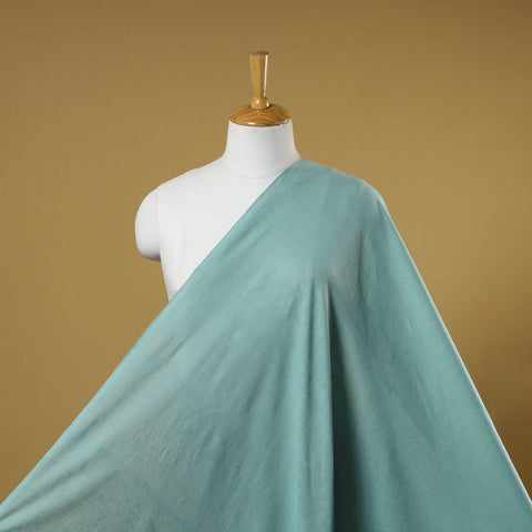 Blue - handloom organic kala cotton fabric 02 - handcrafted