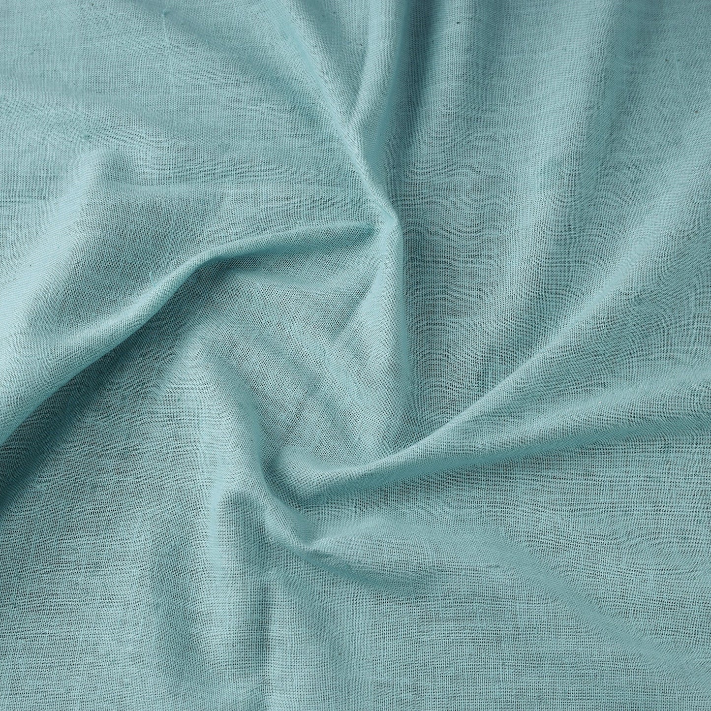 Blue - handloom organic kala cotton fabric 02 - handcrafted