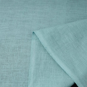 Blue - handloom organic kala cotton fabric 02 - handcrafted