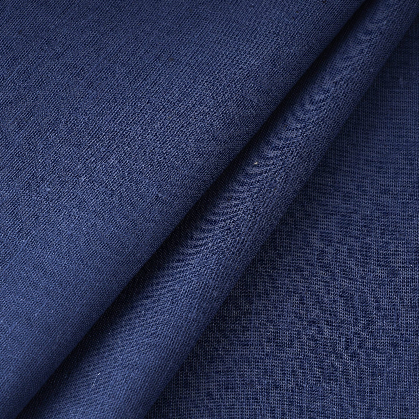  Blue Handloom Organic Kala Cotton Fabric 