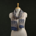 Handloom pure wool natural dyed hand block print bagru