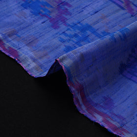 Handloom raw silk pochampally ikat fabric 02 - handcrafted