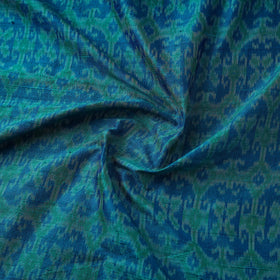 Handloom raw silk pochampally ikat fabric 05 - handcrafted