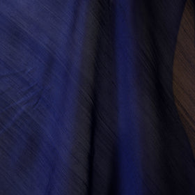 Blue - handloom silk cotton plain chanderi fabric 02