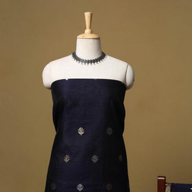 Handloom zari buti chanderi silk 2pc unstitched dress