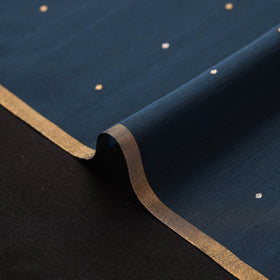 Handloom zari buti chanderi silk fabric 01 - handcrafted