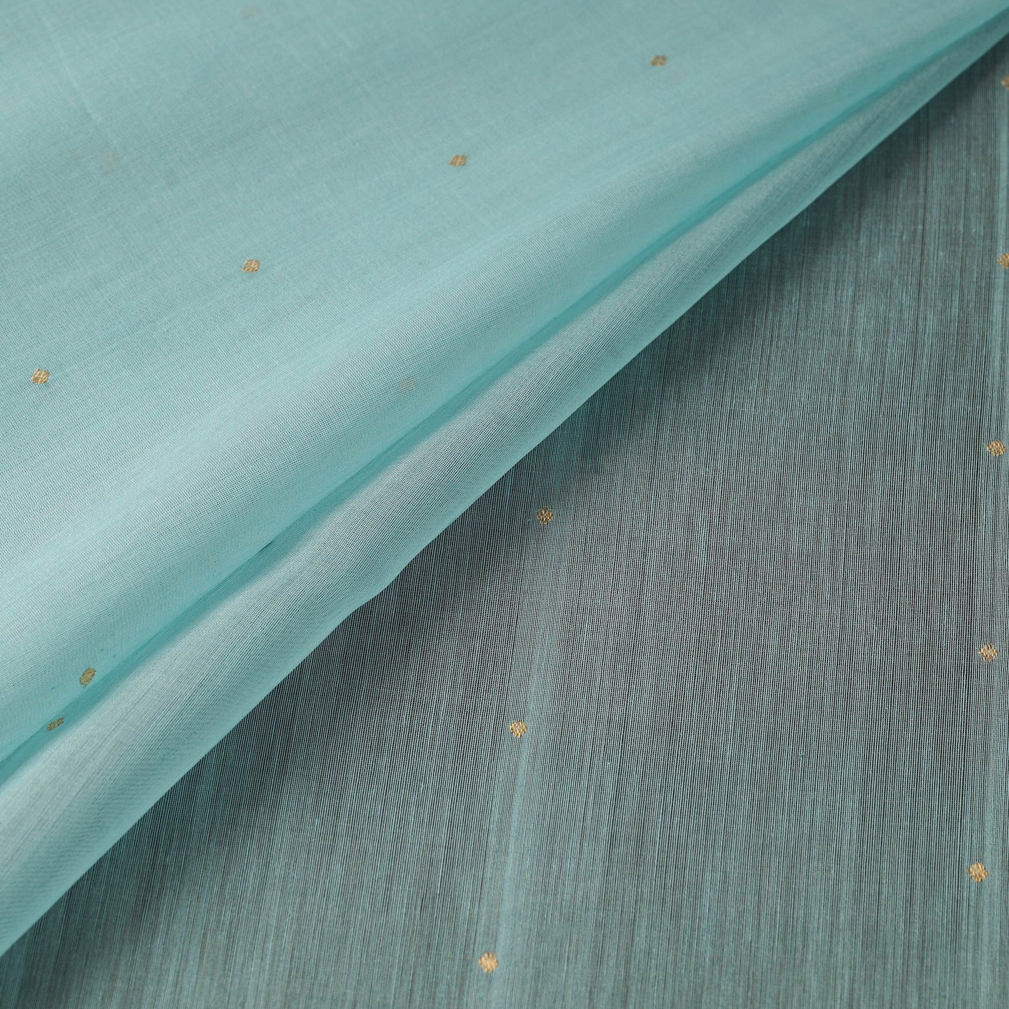 Handloom zari buti chanderi silk fabric 03 - handcrafted