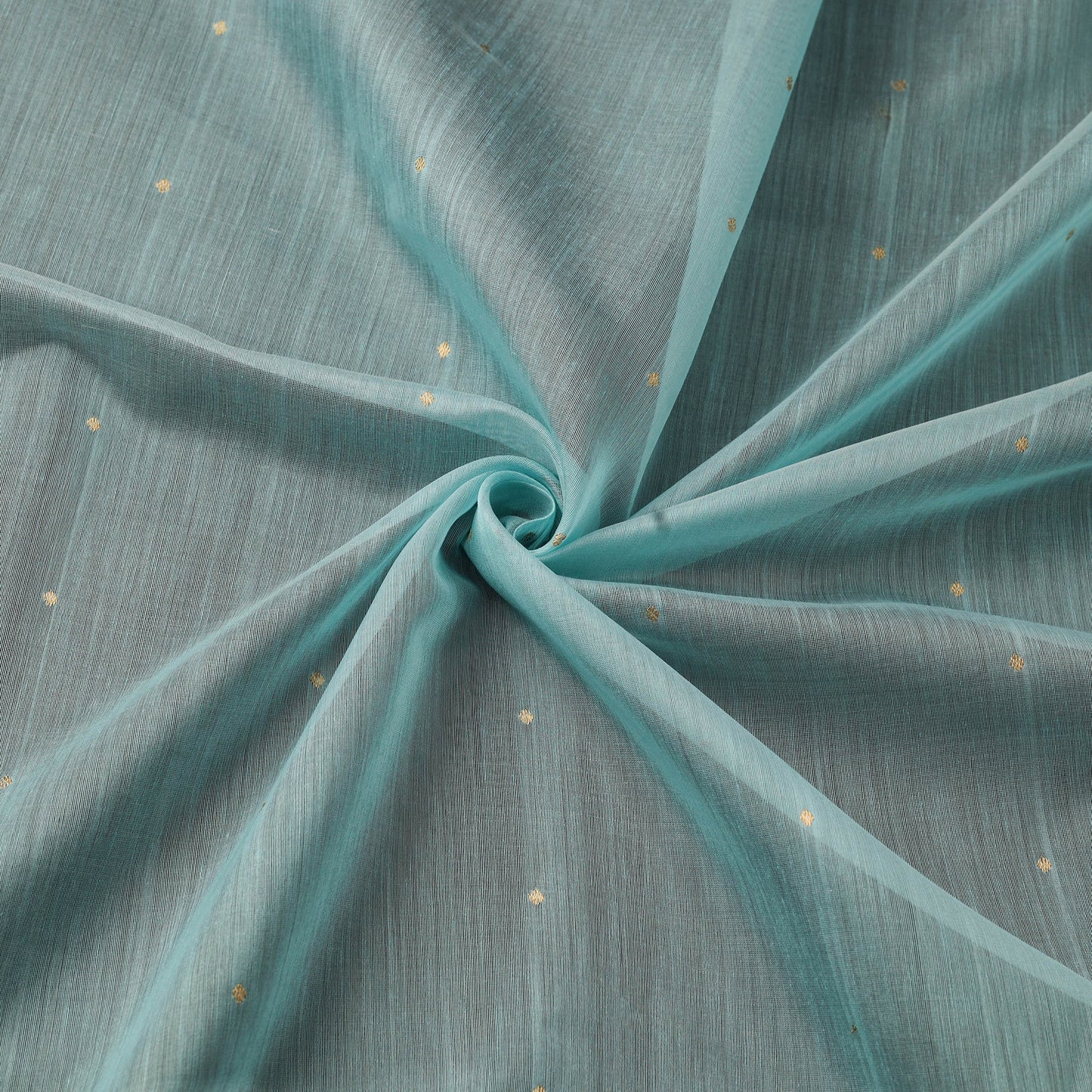 Handloom zari buti chanderi silk fabric 03 - handcrafted