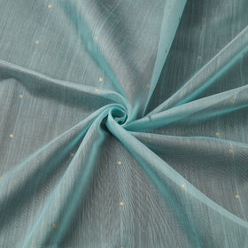 Handloom zari buti chanderi silk fabric 03 - handcrafted