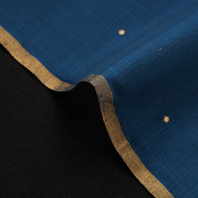 Handloom zari buti chanderi silk fabric 09 - handcrafted