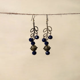 Blue - handmade beaded earrings 165 - handcrafted