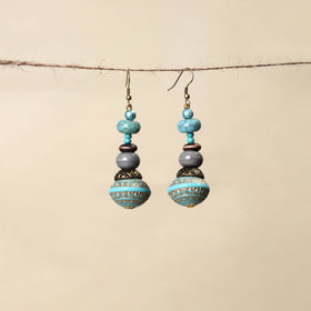 Blue - handmade beaded earrings 25 - handcrafted