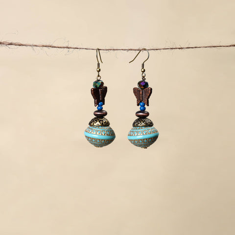 Blue - handmade beaded earrings 27 - handcrafted