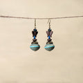 Blue - handmade beaded earrings 96 - handcrafted