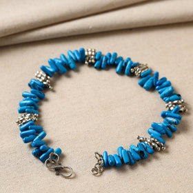   Handmade Beads & Metal Anklet 03 