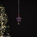 Handmade christmas ornament star hanging 24 - handcrafted