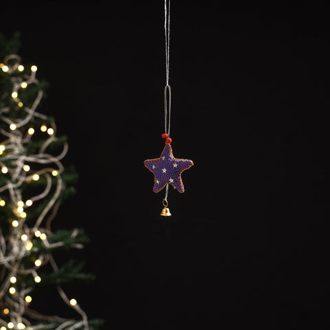 Handmade christmas ornament star hanging 24 - handcrafted