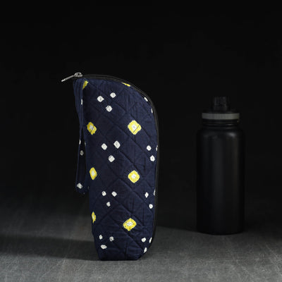  Blue Handmade Cotton 1L Water Bottle Cover