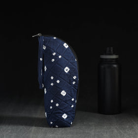  Blue Handmade Cotton 1L Water Bottle Cover