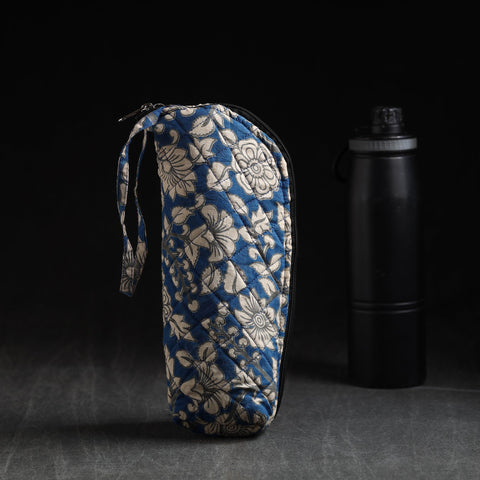  Blue Handmade Cotton 1L Water Bottle Cover 
