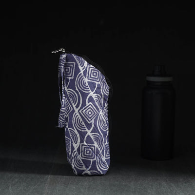  Blue Handmade Cotton 1L Water Bottle Cover