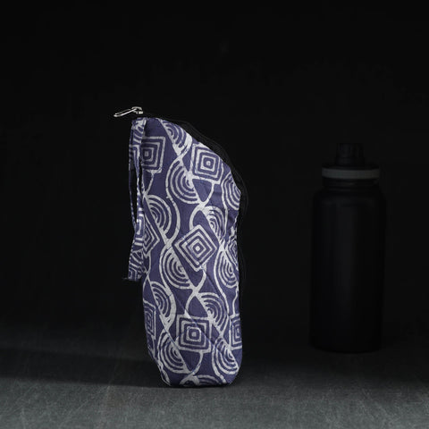  Blue Handmade Cotton 1L Water Bottle Cover