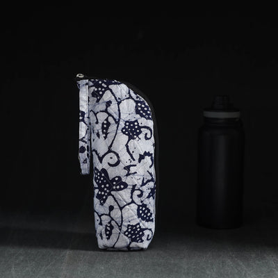  Blue Handmade Cotton 1L Water Bottle Cover