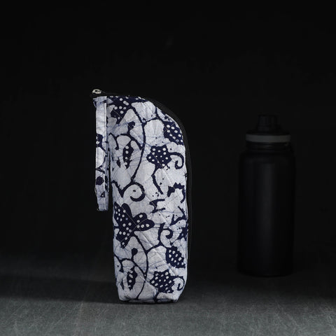  Blue Handmade Cotton 1L Water Bottle Cover
