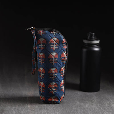  Blue Handmade Cotton 1L Water Bottle Cover