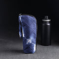 Blue Handmade Cotton 1L Water Bottle Cover