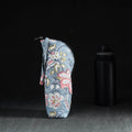 Blue Handmade Cotton 1L Water Bottle Cover