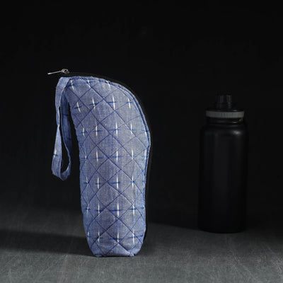  Blue Handmade Cotton 1L Water Bottle Cover