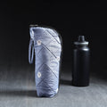 Blue Handmade Cotton 1L Water Bottle Cover
