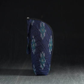 Blue Handmade Cotton 1L Water Bottle Cover