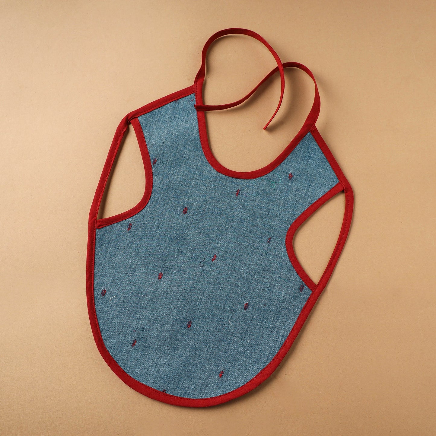 Buy Blue Handmade Cotton Baby Bib