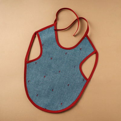 Buy Blue Handmade Cotton Baby Bib