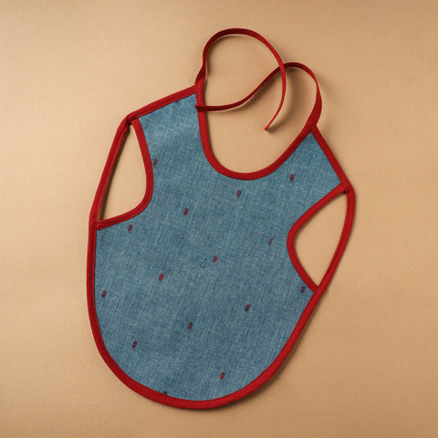 Buy Blue Handmade Cotton Baby Bib