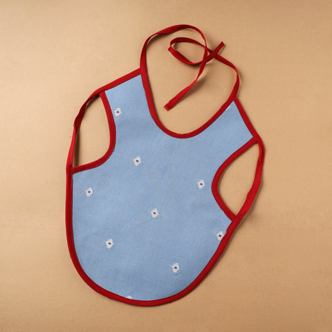 Buy Blue Handmade Cotton Baby Bib