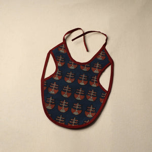 Blue Handmade Cotton Baby Bib