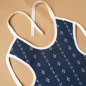 Blue Handmade Cotton Baby Bib