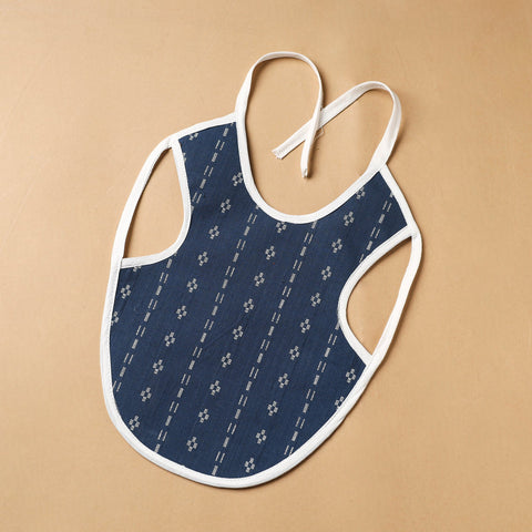 Blue Handmade Cotton Baby Bib
