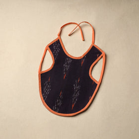 Blue Handmade Cotton Baby Bib