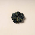 blue Handmade Cotton Elastic Rubber Band/Scrunchie