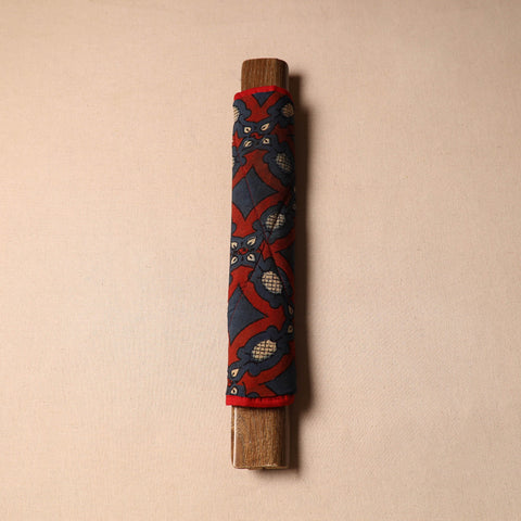 Blue - handmade cotton fridge handle cover 05 - handcrafted